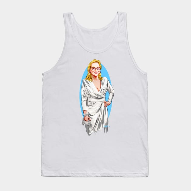 Meryl Streep - An illustration by Paul Cemmick Tank Top by PLAYDIGITAL2020